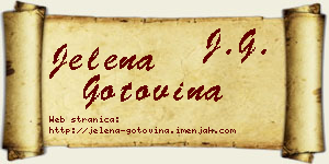 Jelena Gotovina vizit kartica